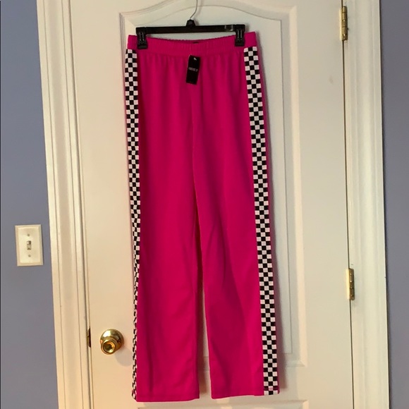 Forever 21 Checkered Paneled Sweatpants - Picture 2 of 5